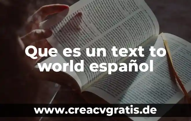 World wide web tipos que es 4 Que es un text to world español