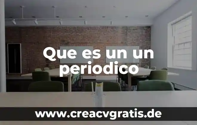 Que es el logotipo del periodico 6 Que es un un periodico