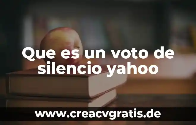 Que es agua ionizada yahoo 8 Que es un voto de silencio yahoo