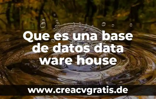 Qué es mejor bb cream o base 3 Que es una base de datos data ware house