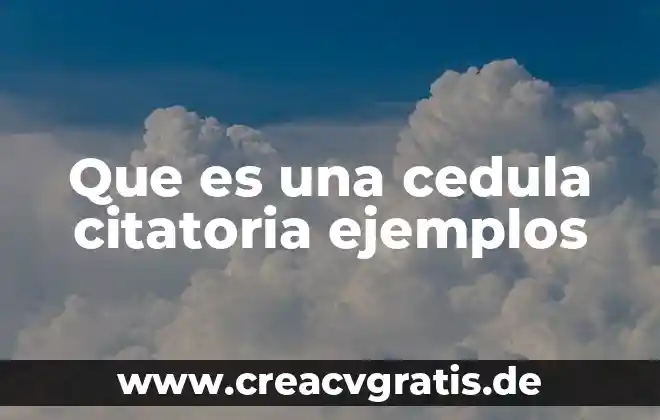 Que es una propiedad reducida y ejemplos 6 Que es una cedula citatoria ejemplos