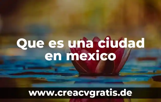 Que es la planta de avaz 8 Que es una ciudad en mexico