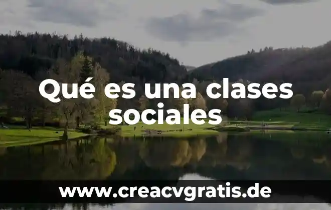 Que es la sensibilidad profunda articulos 6 Qué es una clases sociales
