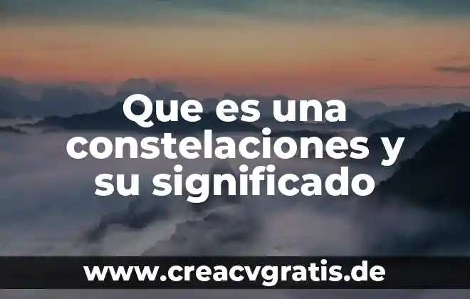 Triple play que es significado 6 Que es una constelaciones y su significado