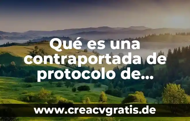 Que es una investigacion correlacional ejemplos 7 Qué es una contraportada de protocolo de investigación