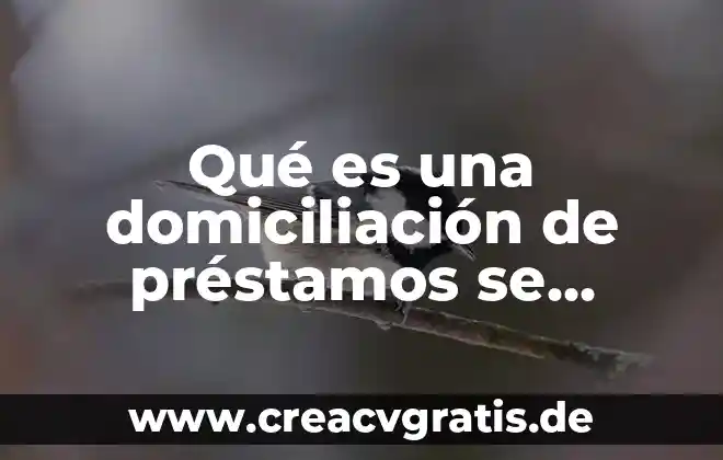 Que es el hipo puede causar la muerte 3 Qué es una domiciliación de préstamos se puede hacer