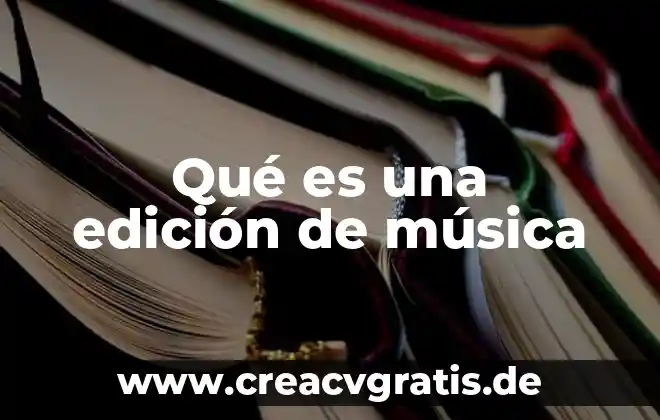 Que es un beat en la musica 7 Qué es una edición de música