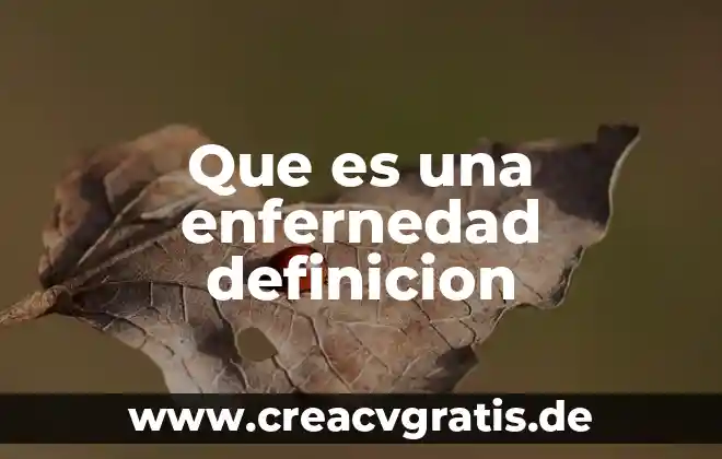 Que es consultoria y tipos 3 Que es una enfernedad definicion