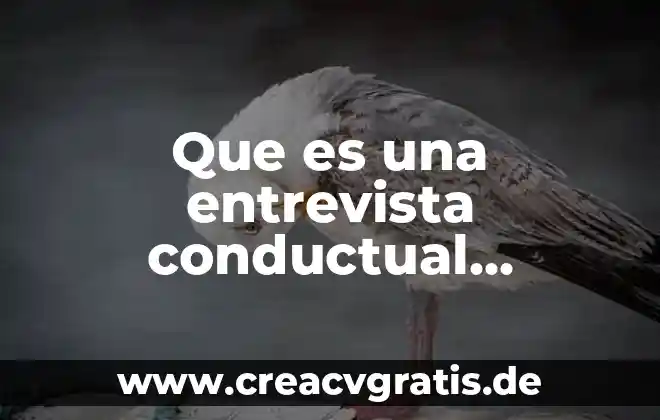 Qué es un modelo cognitivo conductual y sus generaciones 8 Que es una entrevista conductual estructurada