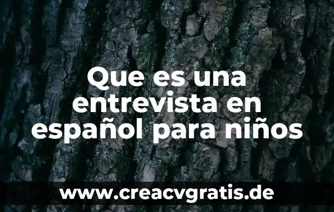 Qué es un metáfora y ejemplos español 4 Que es una entrevista en español para niños