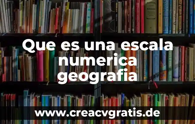 Qué es la simulación numérica 3 Que es una escala numerica geografia