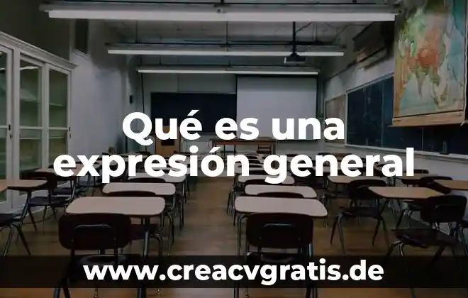 Examen de materias primas que es 5 Qué es una expresión general