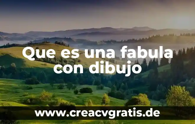 Qué es una fábula y un ejemplo Yahoo 8 Que es una fabula con dibujo