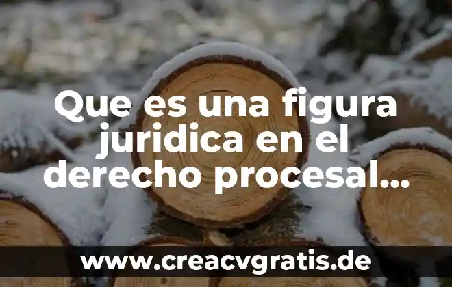 Que es una figura irregular definicion 6 Que es una figura juridica en el derecho procesal dica