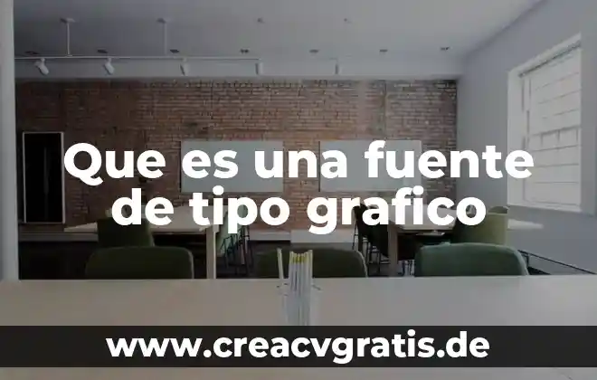 Icono gráfico que es 4 Que es una fuente de tipo grafico