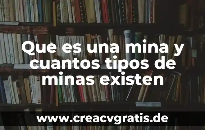 Que es conocimiento y cuantos tipos de conocimientos existen 7 Que es una mina y cuantos tipos de minas existen