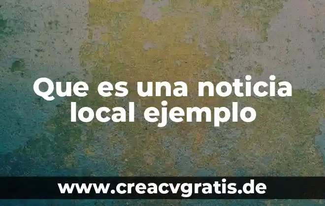 Que es el costos generalizado por viaje 6 Que es una noticia local ejemplo