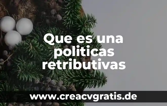 Que es la evaluacion de las politicas 3 Que es una politicas retributivas