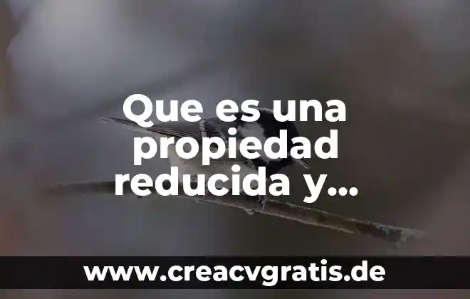 Que es una cedula citatoria ejemplos 6 Que es una propiedad reducida y ejemplos