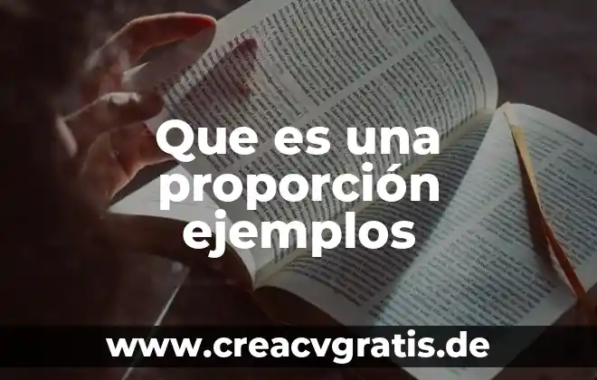 Que es de planta o temporal 4 Que es una proporción ejemplos