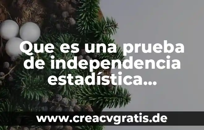 Tipos de datos en estadística 3 Que es una prueba de independencia estadística gaussianos