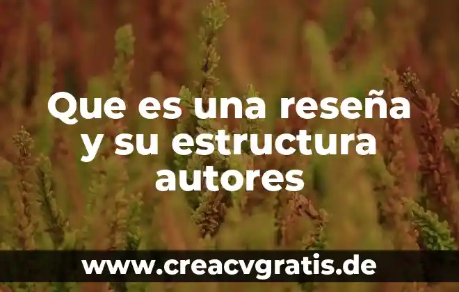 Que es una prueba de corrosion en agua 8 Que es una reseña y su estructura autores