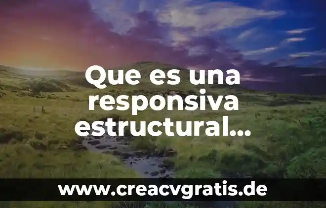 Qué es un cableado estructural 3 Que es una responsiva estructural vigencia