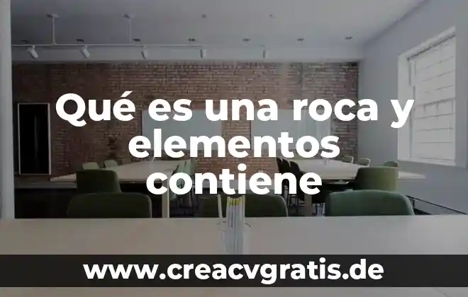 Que es lo que contiene un altar y que significado 4 Qu茅 es una roca y elementos contiene