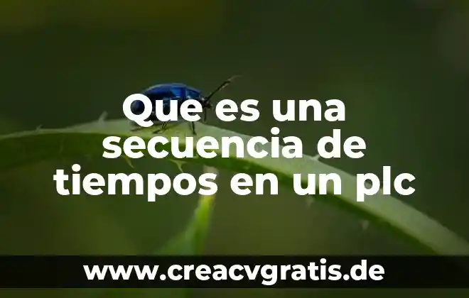 Que es un colirio en tiempos de jesus 5 Que es una secuencia de tiempos en un plc