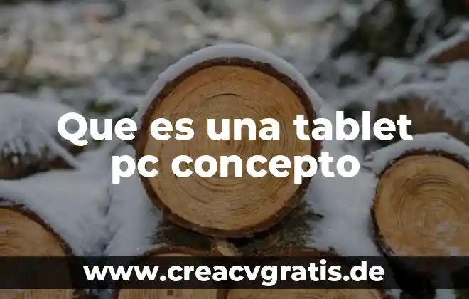Qué es la disciplina concepto para niños 8 Que es una tablet pc concepto