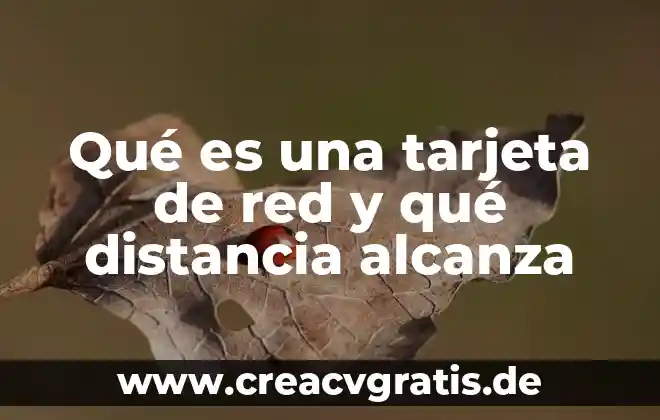 Qué es la fuerza a distancia electromagnética 8 Qué es una tarjeta de red y qué distancia alcanza