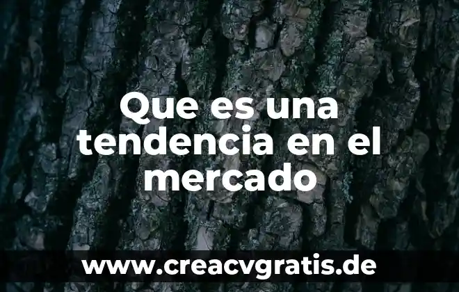 Que es emisi贸n de bonos en el mercado de capitales 7 Que es una tendencia en el mercado
