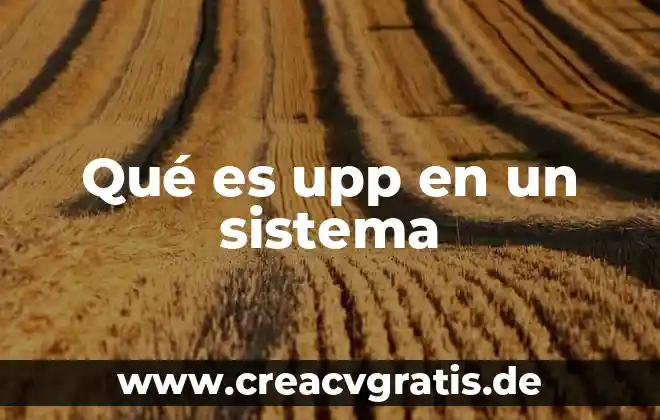Que es un animal bite 6 Qué es upp en un sistema