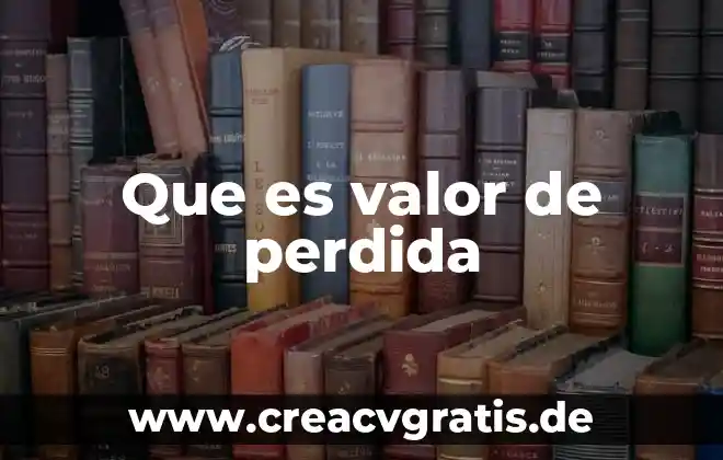 Qué es impio significado 5 Que es valor de perdida