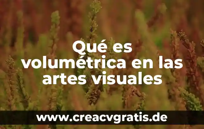 Que es un logotipo en artes 6 Qué es volumétrica en las artes visuales