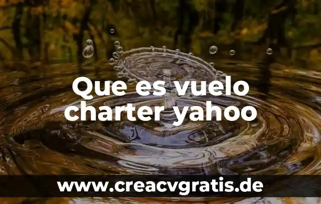Escancel planta que es y para q sirve yahoo 5 Que es vuelo charter yahoo