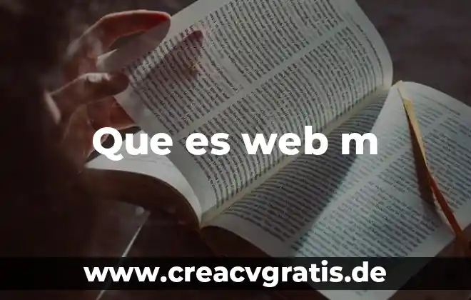 Qué es la página web mayahii 4 Que es web m