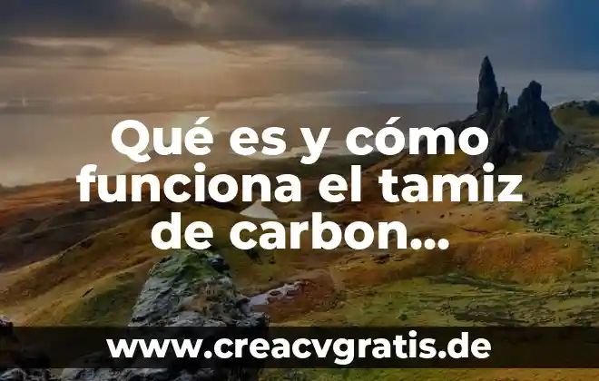 Que es un múltiple de succión agua potable 6 Qué es y cómo funciona el tamiz de carbon molecular