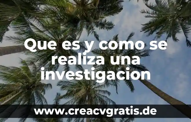 Qué es tipos de inmuebles 5 Que es y como se realiza una investigacion