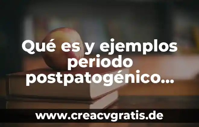 Que es buen estado animal 7 Qué es y ejemplos periodo postpatogénico estado crónico