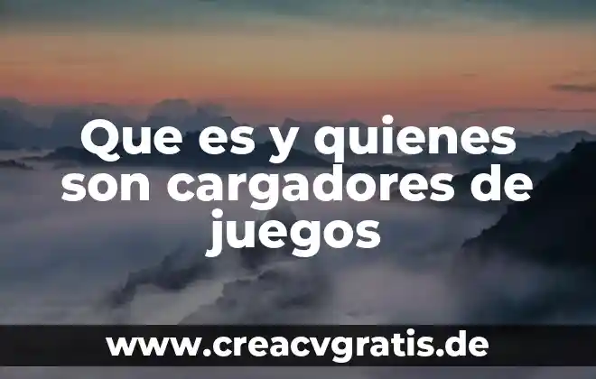 Que es tiempo ordinario en juegos 6 Que es y quienes son cargadores de juegos