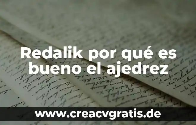 Qué es bueno para quemaduras con agua hervida 3 Redalik por qué es bueno el ajedrez