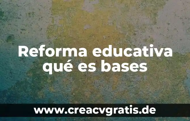 Qué es una premisa lógica matemática 4 Reforma educativa qué es bases