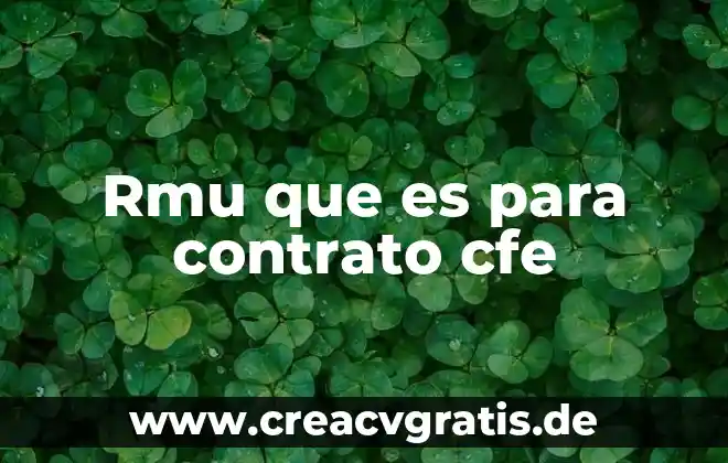 Que es un contrato codigo de etica usos y costumbres 7 Rmu que es para contrato cfe