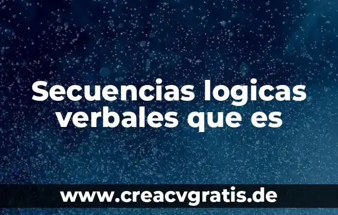Que es una replicacion de base de datoas 4 Secuencias logicas verbales que es