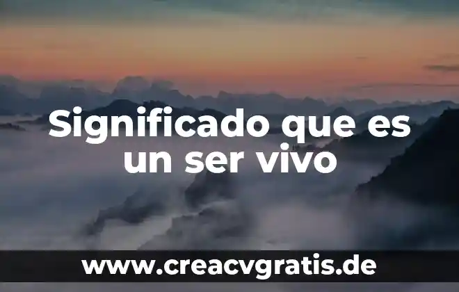Qué es un ser social 6 Significado que es un ser vivo