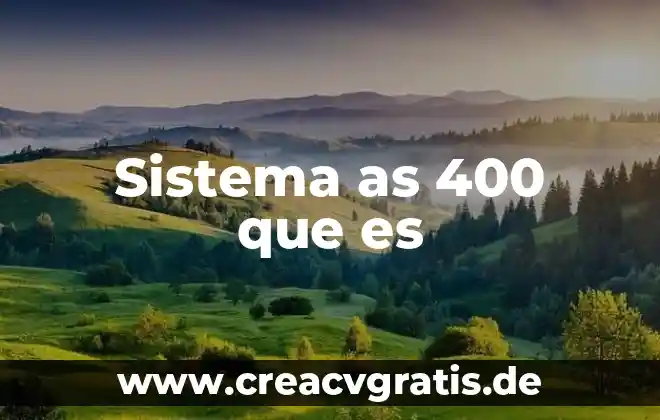 Sabes que es el carisma vicentino y sus 400 años 5 Sistema as 400 que es