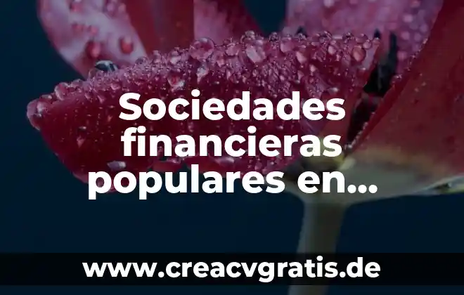Qué es la ley de modificaciones estructurales de sociedades mercantiles 3 Sociedades financieras populares en mexico que es