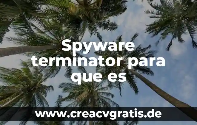 Que es la gestion de soportes informatico 7 Spyware terminator para que es