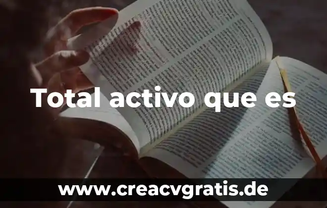 Que es el principio activo de la herbicidas 4 Total activo que es